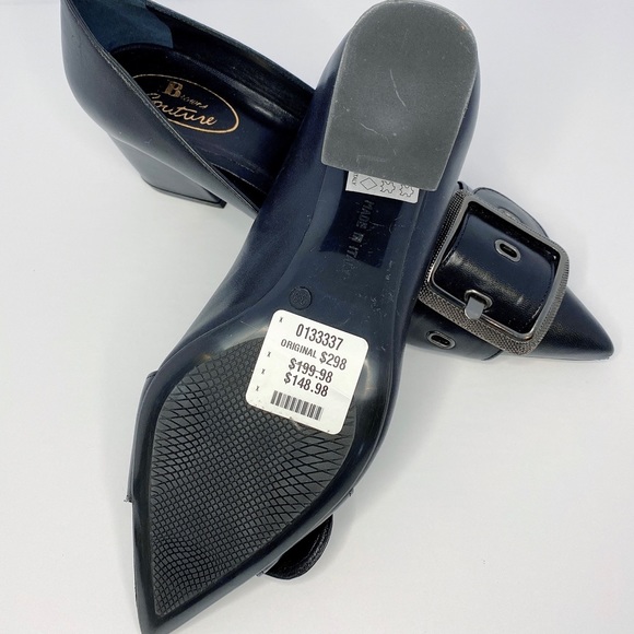 Browns Couture Black Leather Pumps made in… - Picture 6 of 10